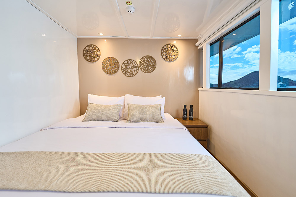 蒙塞拉特号房间 上层甲板大床